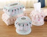 Lace Tissue Box Toilet Paper Box for Home