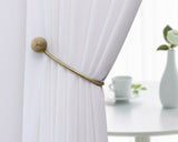 Magnetic Curtain Tie Backs 2 Pieces Rope Drapery Tiebacks