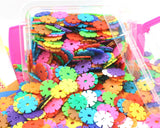 Building Blocks 500 Pieces Snowflake Gear Flakes Set for Kids