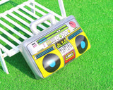 80s Party Decorations 2 Pieces Inflatable Radio Boombox and Mobile Phone