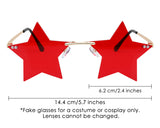 Star Sunglasses Set of 2 Fun Pentagram Disco Glasses