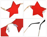 Star Sunglasses Set of 2 Fun Pentagram Disco Glasses