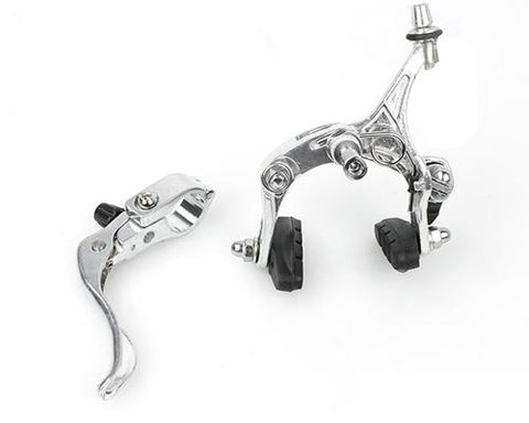 Fixie Bike Fixed Gear Alloy Front Brake Caliper Right Lever Set-Silver