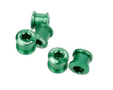 5 Pcs Aluminum Road Bike Bicycle Crankset Bolts Screws - Green