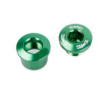 5 Pcs Aluminum Road Bike Bicycle Crankset Bolts Screws - Green