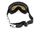 Bold Series Ski Goggles with Detachable Lens and Strap - Silver