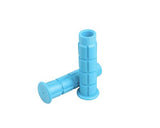 2 Pcs Simple Silicone Cycling Bike Handlebar Grips - Blue