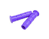 2 Pcs Simple Silicone Cycling Bike Handlebar Grips - Purple