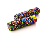 2 Pcs Colorful Foam Cycling Bike Handlebar Grips - Colored Yellow