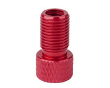 5 Pcs Presta to Schrader Fixie Bike Tire Tube Pump Valve Adapter - Red