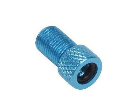 5 Pcs Presta to Schrader Fixie Bike Tire Tube Pump Valve Adapter -Blue