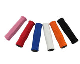 2 Pcs Soft Sponge Cycling Fixed Gear Bike Handlebar Grips - Orange