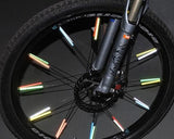 12 Pcs Cycling Bike Rim Wheel Spoke Reflective Clip Reflector