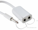 3.5mm Splitter Cable for Stereo Audio Headphone