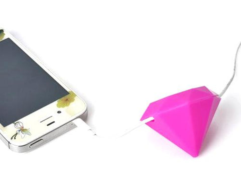 Diamond Cell Phone Stand Holder - Magenta