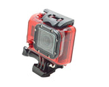 GoPro Waterproof Replacement Housing for Hero 3/ 3+/ 4 Camera - Red