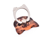 Cat Face Series Universal Metal Ring Grip Stand - C