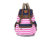 Sailor Stripes Drawstring Rucksack - Pink