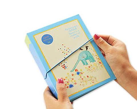 Colorful Fuji DIY Photo Album for Fujifilm Instax Mini Films - Blue