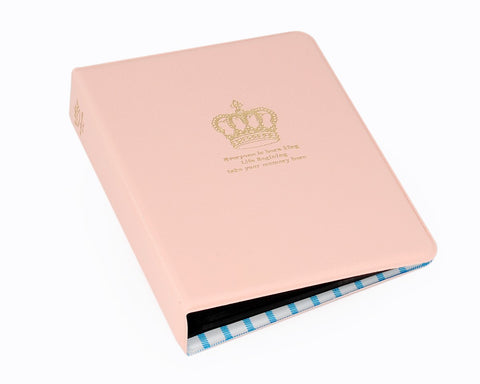 Golden Crown Photo Album for Fujifilm Instax Mini Films - Pink