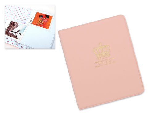 Golden Crown Photo Album for Fujifilm Instax Mini Films - Pink