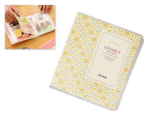 Lovable Card Holder Photo Album for Fujifilm Instax Mini Film - Square