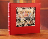 PU Leather Photo Album for Fujifilm Instax Wide 210/200/300 Film - Red