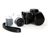 Retro Nikon 1 V2 Camera Leather Case - Black