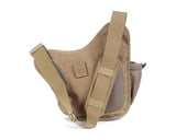 Water-reisitant Nylon DSLR Cross Body Camera Bag - Khaki