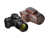 Retro Nikon Coolpix P900 Camera Leather Case