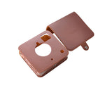 PU Leather Case for Polaroid Socialmatic Instant Digital Camera-Brown