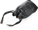 Small Genuine Leather Drawstring Sack Bag for Mirrorless Camera