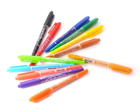 12 Pcs Ink Card Making Color Pens