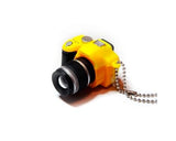 Cute Camera-shaped Hot Shoe Cover for Canon Nikon Fujifilm - Yellow