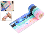 5 Rolls Washi Tape Set Decorative Masking Tapes