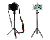 14" Universal Adjustable Tripod with Phone Clip