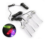 Set of 4 LED Car Charge Interior Atmosphere Lights