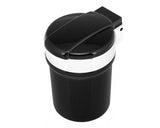 Portable Auto LED Car Cigarette Smokeless Ashtray - Black