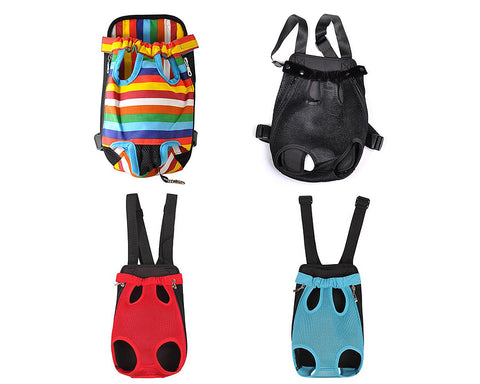 Pet Front Backpack Legs Out Dog Carrier Bag