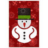 Warm Winter Snowman with Red Hat Designer Phone Cases