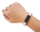 Replacement Leather Watch Band for Fitbit Alta - Pink