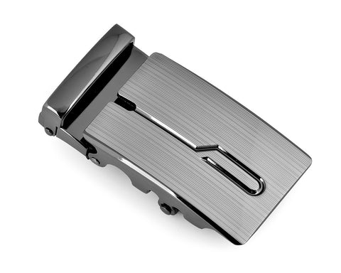 Classic Adult Men Metal Sliding Automatic Belt Buckle - Engrave