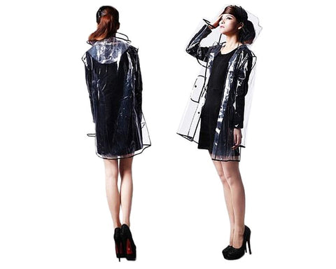 Transparent Raincoat for Women