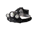 10W 1000 Lumens Rechargeable Outdoor Cycling Cree 3 LED Headlight