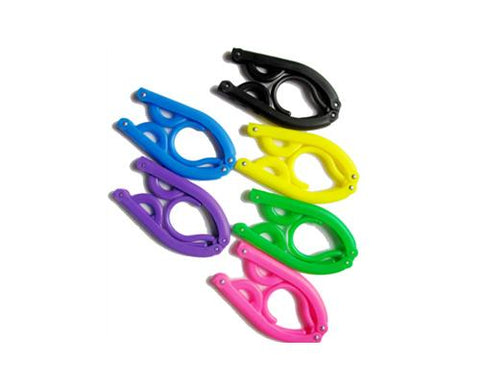 5 Pcs Plastic Folding Clothes Hanger - Green