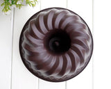 8.6 inches Bundt Pan Silicone Baking Mold - Brown