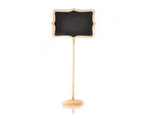 12 Pcs Rectangle Chalkboard Memo Holder for Party Wedding Decor