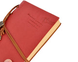 Retro Leather Blank Pages Journal Diary Notebook