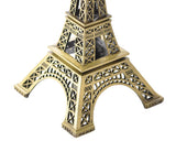 Romantic Metallic Eiffel Tower Model Statue Decoration - 15cm