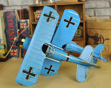 Vintage Boeing Stearman Like Skyway Toy Plane Model - Blue